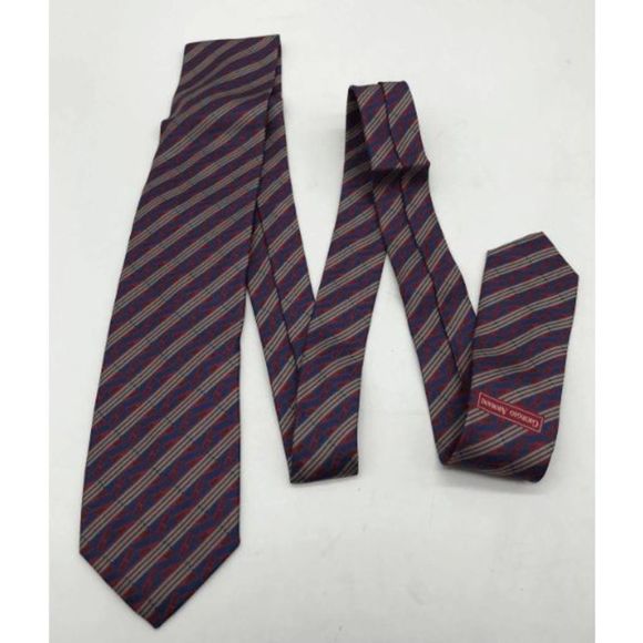 GIORGIO ARMANI Multi Colored Silk Neck Tie w/ COA - Picture 1 of 5